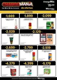 Catálogo Changomas Página 11: Check lomitos de atún al natural y en aceite €2.230,00, Arcor mermelada de durazno €2.081,82