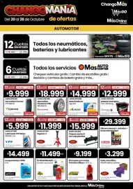 Catálogo Changomas Página 6: Bardahl tir diluid €9.503,31, Revigal silicona aerosol + revividor + lavacoche €24.296,69