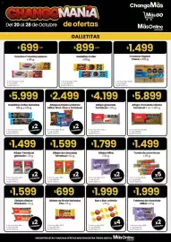 Catálogo Changomas Página 9: Terrabusí alfajor de chocolate €661,00, Milka alfajor €743,00