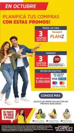 Catálogo Supermercados Yaguar Página 8: EN OCTUBRE PLANIFICÁ TUS COMPRAS CON ESTAS PROMOS! 3 TODOS LOS DÍAS CUOTAS SIN