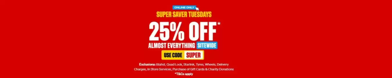 SuperCheap Auto catalogue week 43 Page 1