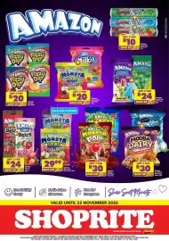 Shoprite catalogue Page 1: Fizzy dip €20,00, Monsta chews sweet & sour €20,00