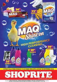 Shoprite catalogue Page 1: Maq - multipurpose cream cleaner €22,99, Maq - thick bleach €24,99