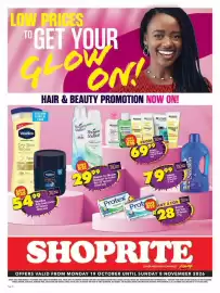 Shoprite catalogue Page 10: Protex - bath soap €28,00, Satiskin - bubble bath €79,99