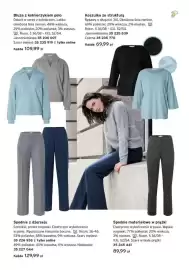 Tchibo gazetka Strona 11: Bluza z kołnierzykiem polo €109,99, Spodnie z dżerseju €129,99