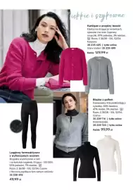 Tchibo gazetka Strona 6: Kardigan z przędzy bouclé €129,99, Legginsy termoaktywne z wytłoczonym wzorem €49,99