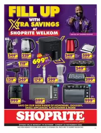 Shoprite catalogue Page 1: Philips - 1000 series analog airfryer €999,99, Ottimo - glass kettle €229,99