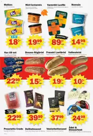 Pekås reklamblad vecka 44 Sida 2: Lillängshamnens varmrökt laxfilé €89,00, Västerbottensost €37,99