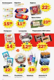 Pekås reklamblad vecka 44 Sida 4: McVities Digestive €11,99, Fontana Pizzabotten €29,00