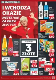 Kaufland gazetka tydzień 43 Strona 20: CURRY Chrupki €3,00, Kwasek cytrynowy 100 g opakowanie €0,01