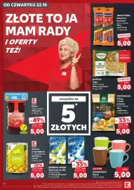 Kaufland gazetka tydzień 43 Strona 22: HORTEX Zupa €5,00, TARCZYŃSKI Kabanosy Exclusive €5,00