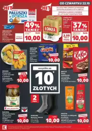 Kaufland gazetka tydzień 43 Strona 23: FRUCTIS Szampon lub Odżywka do włosów €10,00, NESTLÉ Płatki śniadaniowe €10,00