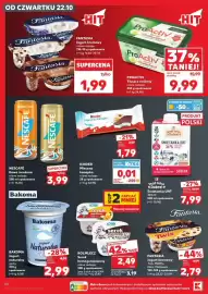 Kaufland gazetka tydzień 43 Strona 40: Śmietanka UHT €7,99, PROACTIV €9,99