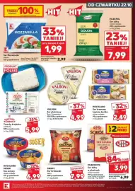 Kaufland gazetka tydzień 43 Strona 41: Twaróg krajanka, półtłusty €5,99, HOCHLAND SOSER €6,99