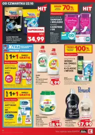 Kaufland gazetka tydzień 43 Strona 58: FAIRY €4,99, PERWOLL €17,99