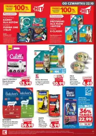 Kaufland gazetka tydzień 43 Strona 59: OPTIVITAL Karma dla psów €22,99, DANTE Karma dla psów €4,99