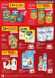 Kaufland gazetka tydzień 43 Strona 61: JORDAN STEP BY STEP €7,99, NESTLE Nan Optipro Plus €47,99