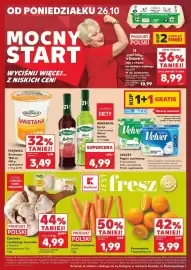 Kaufland gazetka tydzień 43 Strona 64: Ćwiartka z polskiego kurczaka €4,99, HERBAPOL Syrop €4,99