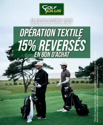 Golf Plus (valable jusqu'au 30-10)