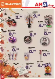 Volantino Amashop Pagina 2: Bicchieri carta €0,99, Albero 24 LED €9,99
