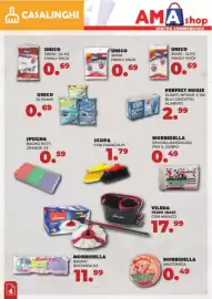 Volantino Amashop Pagina 4: Morbidella spugna massaggio per il corpo €0,49, L'unico Family Pack €0,69
