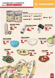Volantino Amashop Pagina 5: Macina spezie cordless €5,99, Insalatiera con coperchio €1,69
