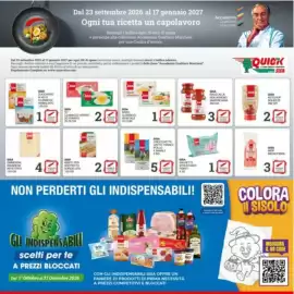Volantino Quick Sisa Pagina 9: Gisa misto per soffritto surgelato €2,00, Mop microfibra €1,99