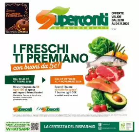 Volantino Superconti Pagina 1: Speciale HALLOWEEN E CIOCCOLATO SCOPRI DI PIÙ ALL'INTERNO uperconti OFFERTE VALIDE DAL 22.10