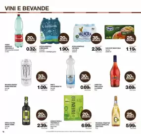 Volantino Superconti Pagina 12: PrimaE Pecorino €5,99, Acqua minerale S.Bernardo naturale €1,90
