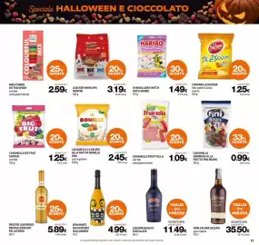 Volantino Superconti Pagina 17: Caramelle Fruit-tella €1,09, Liquore Baileys Chocolate €11,49