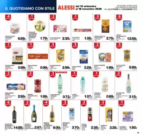 Volantino Superconti Pagina 19: Le linfe vitasnella €1,07, Pasta integrale Barilla €0,99