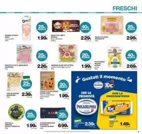 Volantino Superconti Pagina 9: Pasta ripiena Mosconi Luciana €2,69, Merenda un due tris! Citterio €1,99