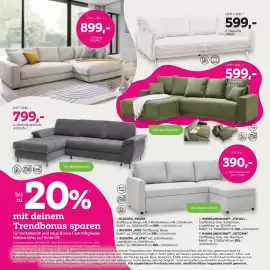 Mömax Flugblatt woche 43 Seite 2: Bigsofa KISS" €599,00, Ecksofa „PEDRO" €899,00