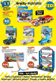 TEDi leták týden 43 Strana 9: 100 -poboček! 100 důvodů k návštěvě! HOWHeeL Hot Wheels v různých provedeních, cena