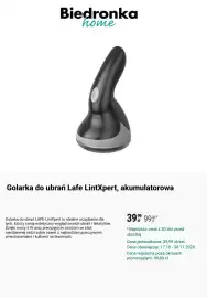 Biedronka gazetka Strona 3: Golarka do ubrań Lafe LintXpert, akumulatorowa €39,99