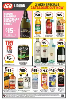 IGA Liquor (valid until 3-11)