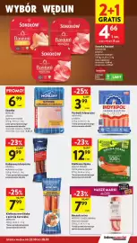 Intermarche gazetka tydzień 43 Strona 17: Parówki klasyczne INDYKPOL z indyka €3,99, Szyinka Morliny €6,99