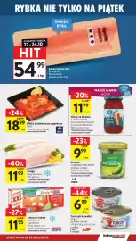 Intermarche gazetka tydzień 43 Strona 19: Filety śledziowe po cygańsku SEKO €18,99, Śledzik POMORSKI TARG RYBNY €9,99