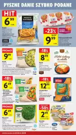 Intermarche gazetka tydzień 43 Strona 20: Warzywa na patelnię FROSTA €6,49, Kotlet drobiowy de volaille €8,99