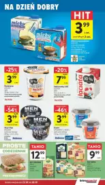 Intermarche gazetka tydzień 43 Strona 23: Deser BAKOMA & E. WEDDEL wybrane rodzaje €3,99, Śmietanka UHT Łaciata 30% €7,99