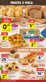 Intermarche gazetka tydzień 43 Strona 24: Malinowa korona ARYZTA €2,69, Zapiekanka MAXTOP €3,49