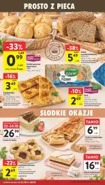 Intermarche gazetka tydzień 43 Strona 24: Malinowa korona ARYZTA €2,69, Zapiekanka MAXTOP €3,49