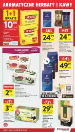 Intermarche gazetka tydzień 43 Strona 25: Herbata LIPTON Yellow Label €10,00, Kawa mielona Classic Dallmayr €29,99