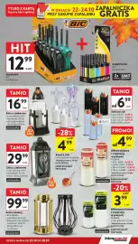 Intermarche gazetka tydzień 43 Strona 3: Znicz z dekorem €16,99, Zapalarka BIC mix kolorów €12,99