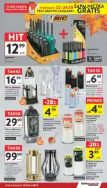 Intermarche gazetka tydzień 43 Strona 3: Znicz z dekorem €16,99, Zapalarka BIC mix kolorów €12,99