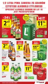 Intermarche gazetka tydzień 43 Strona 31: Piwo Łomża Miodowe €3,99, Piwo WARKA Classic 1478 €11,96