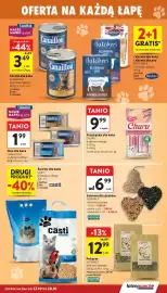 Intermarche gazetka tydzień 43 Strona 33: Pokarm dla ptaków TATRAPET €6,99, Mus dla kota CANAILLOU €1,99