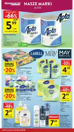 Intermarche gazetka tydzień 43 Strona 34: Chusteczki higieniczne Labell, Mydło LABELL w płynie z dozownikiem €2,99