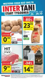 Intermarche gazetka tydzień 43 Strona 40: Ziemniak luz €0,99, Łopatka wieprzowa bez kości €9,99