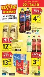 Intermarche gazetka tydzień 43 Strona 8: Pepsi €4,99, Kawa Mocca Fix Gold €12,99